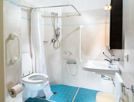 Bagno attrezzato per disabili