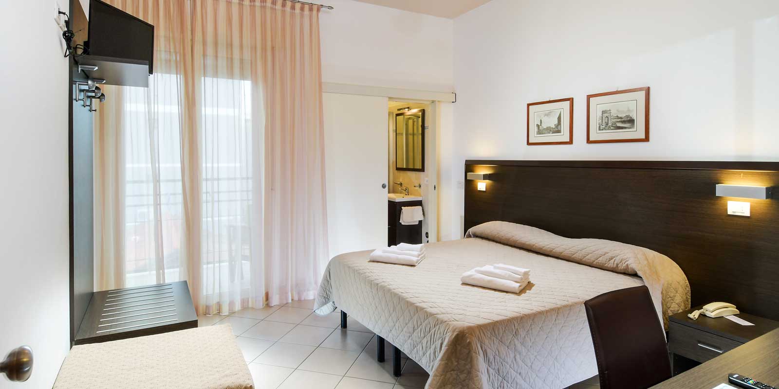 Le camere dell'hotel