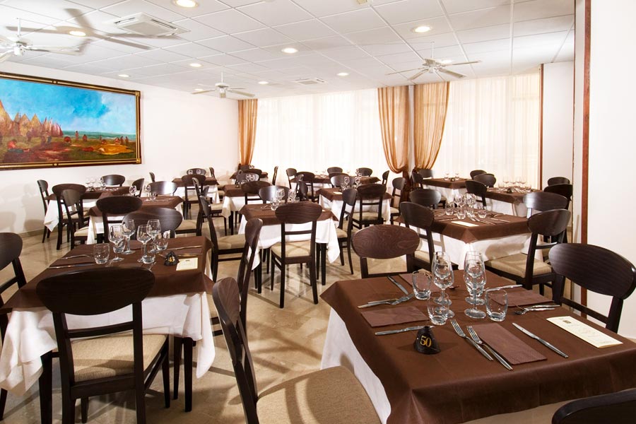 La sala ristorante