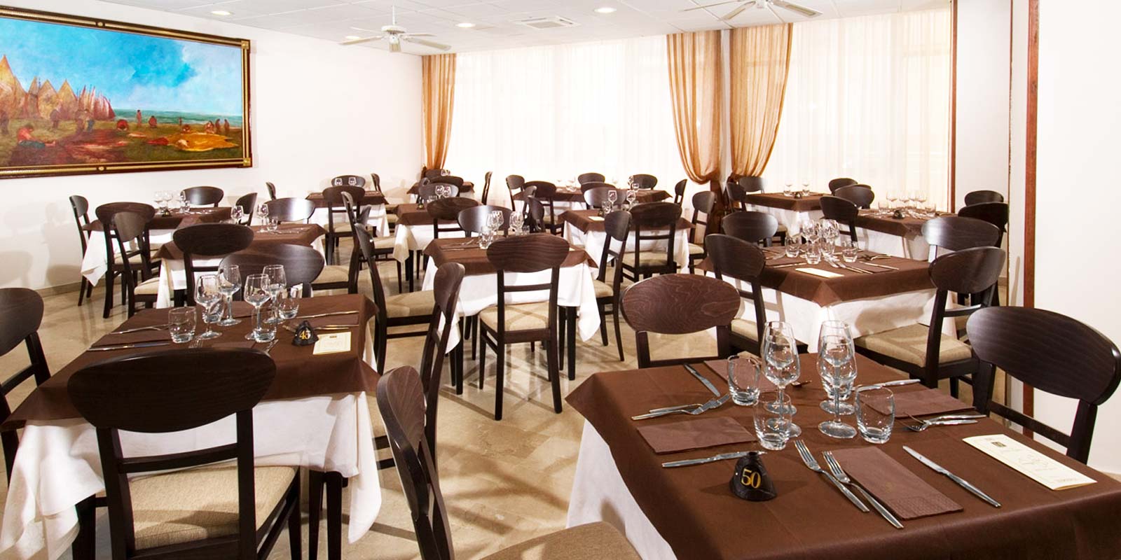 La sala ristorante